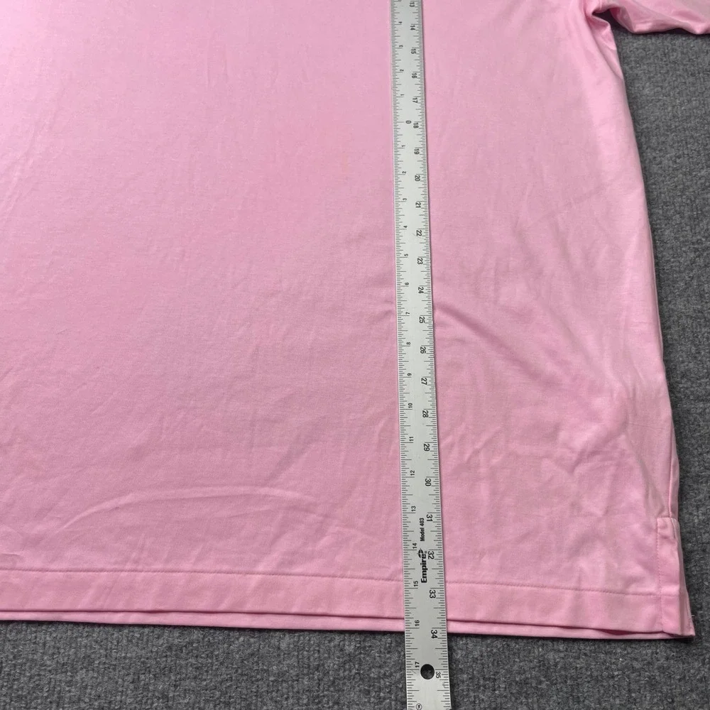 Polo Ralph Lauren Polo Shirt Mens 2XLT Pink Short Sleeve Cotton Pony Logo